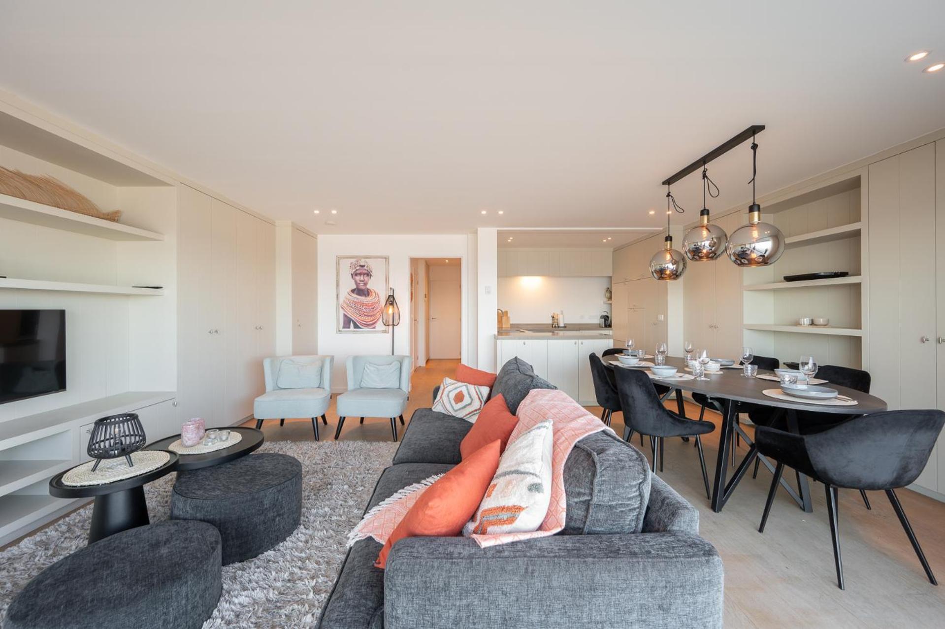 7E Verdiep Appartement Op De Zeedijk In Knokke Voor Max 6 Personen Exterior foto