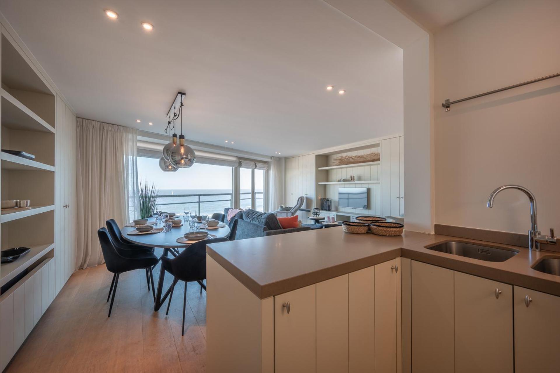 7E Verdiep Appartement Op De Zeedijk In Knokke Voor Max 6 Personen Exterior foto